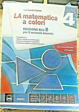 LA MATEMATICA A COLORI VOL. 4 EDIZIONE BLU B x SECONDO BIENNIO - SASSO - PETRINI