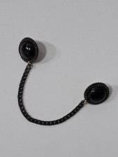 Chiusura gancio in metallo argento cerchi 20 mm per cappotti abiti mantelle