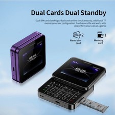 Mini cellulari scorrevoli girevoli sbloccati GSM Speed Dail telefono doppia SIM