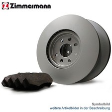 Zimmermann set dischi freno + pastiglie per Opel Astra CC T98 Caravan Zafira X03