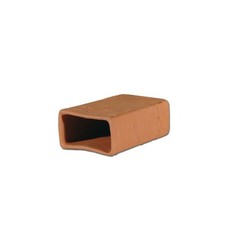 AquariumLine Grotta Quadrata in Terracotta per Gamberetti 10x6x4 cm