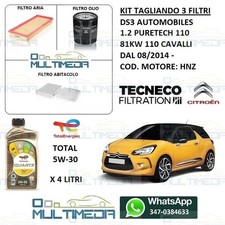 Tagliando filtri olio - 3, total