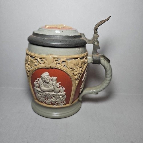 Antico bicchiere birra vintage