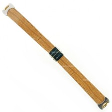 Zenith Cinturino pelle Accademy Marrone con chiusura acciaio 12/10 mm.