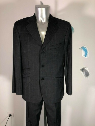 Bel costume grigio - costume, righe
