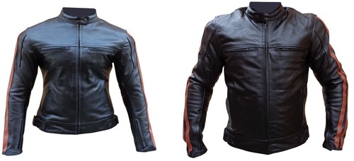 Giacca per moto pelle - in,