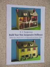 Manuale BUILD YOUR OWN INEXPENSIVE DOLLS HOUSE case di bambola accessori miniatu