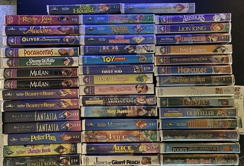 Disney vhs movie lot - vhs,