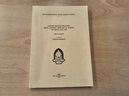 Cantori maestri organisti - maestri,