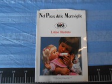 Catalogo Gig Listino illustrato Dino bebi VINTAGE Collectors Brochure -K6