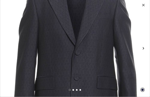 Blazer uomo fendi blu scuro - blazer,