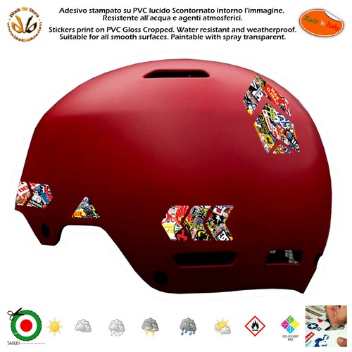 Kit adesivi casco bicicletta