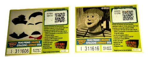 Vintage biglietti lotteria - biglietti,