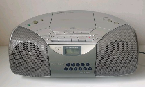 Boombox radio cassette sony - cd,