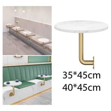 Tavolino rotondo da parete con