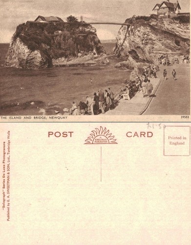Vintage postcard the island - vintage,