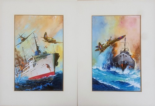 Coppia gouache tempere - , seconda