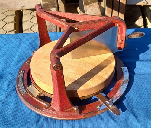 Antica affettatrice ruota - antica,