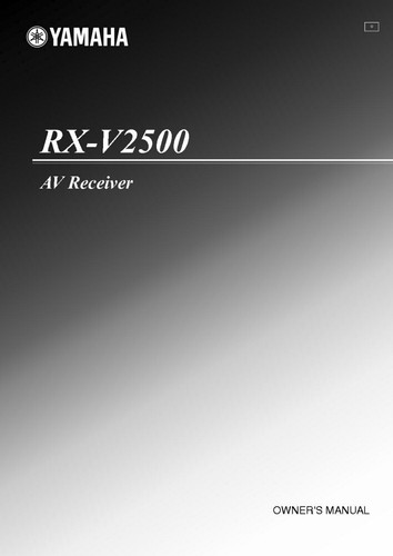 Yamaha v2500 ricevitore - rx-v2500,