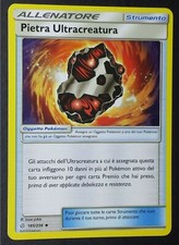 PIETRA ULTRACREATURA  185/236 Carta STRUMENTO in Italiano POKEMON Allenatore