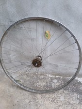 Ruota / Cerchio Posteriore Bici Olanda 26 x 1 . 3/8 Bici Olanda Vintage Acciaio 
