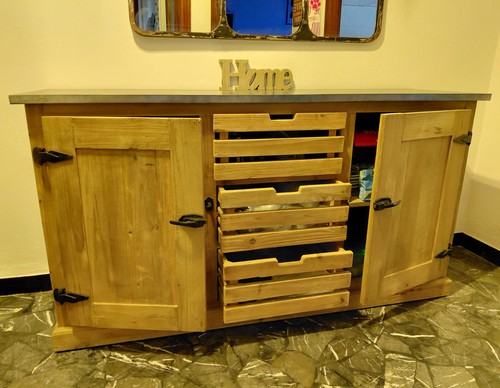 Credenza country rusticata - credenza,