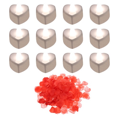 Candele led forma - candele, cuore