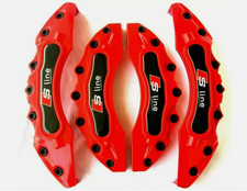 4x Coperchio Pinza Freno Rosso