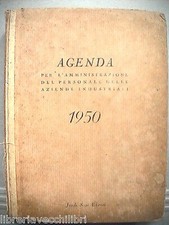 Tecnica AGENDA PER L AMMINISTRAZIONE DEL PERSONALE DELLE AZIENDE INDUSTRIALI 950