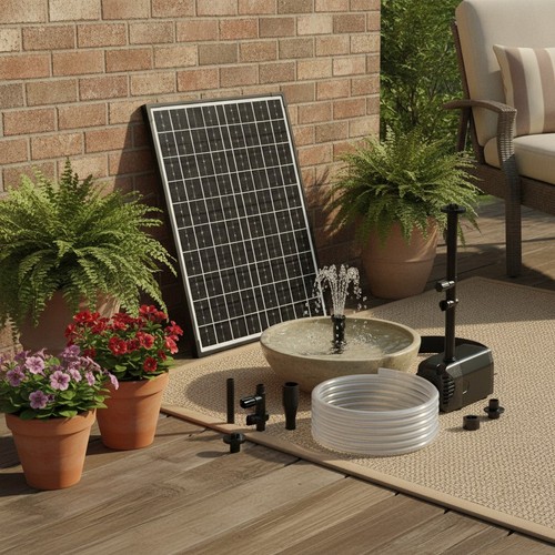 Pompa solare laghetto 30w - solare,