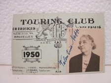 TOURING CLUB  Carte de membre