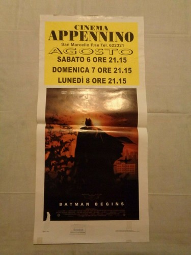 Locandina batman begins - locandina,