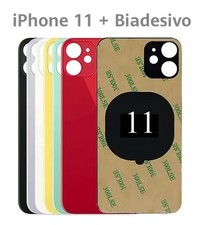 VETRO SCOCCA POSTERIORE IPHONE 11 VETRO BACK COVER COPRI BATTERIA BIG HOLE  