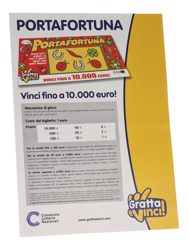 Locandina pubblicitaria gratta - locandina,
