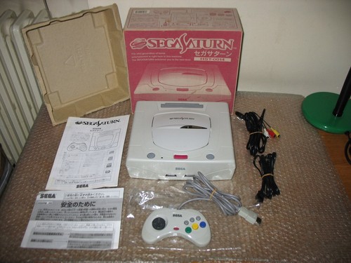 Boxed sega saturn white - sega,