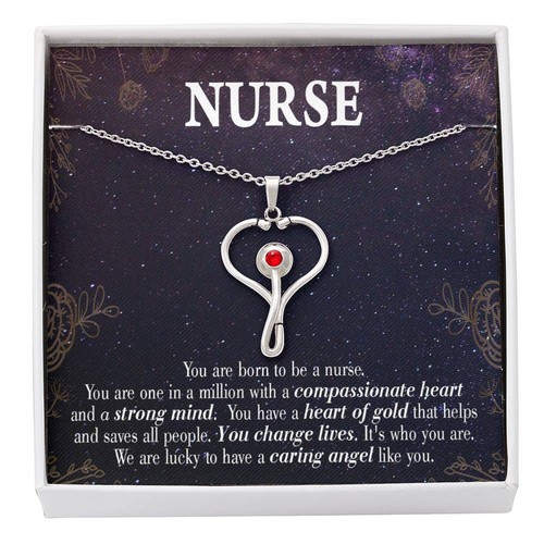 Collana cannocchiale cuore - collana,
