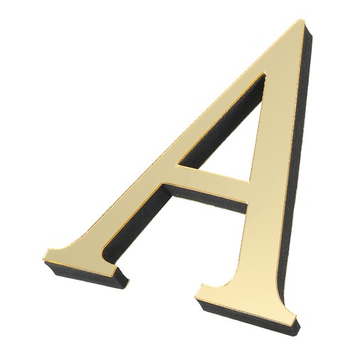 Acrilico alfabeto specchio - 3d,