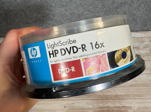 Dvd 16x lightscribe - hp-dvd-r,