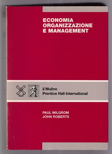 Libro economia organizzazione - libro,