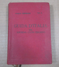 GUIDA D'ITALIA vol. 1 Touring Club Italiano 1924 Italia Centrale