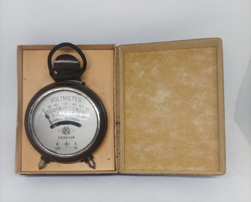 Vintage pocket volt meter - vintage,