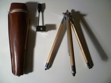 RARO CAVALLETTO FOTOGRAFICO SELFIX VINTAGE CON CUSTODIA H MIN MAX  25 - 120 CM