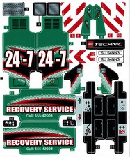 Lego 42008 Foglio Adesivo di