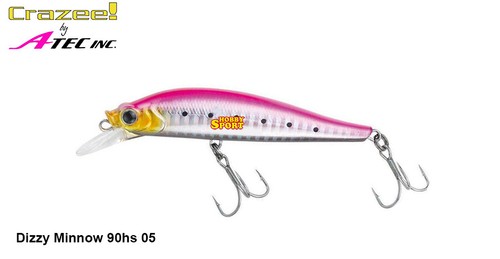 Dizzy minnow 90hs col - minnow,