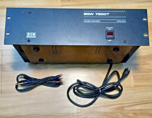 Bgw systems 7500t proline - proline, ii