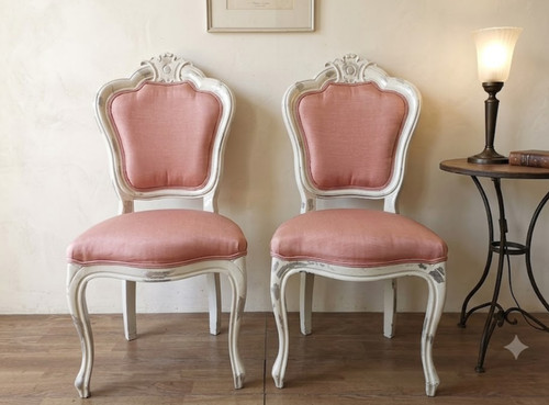 Coppia poltroncine laccate - poltroncine,