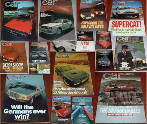 Car magazine choice of back - of,