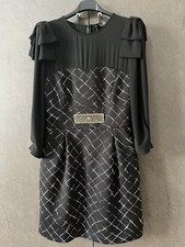 Abito/vestito Elisabetta Franchi Originale – Elegante Nero - Con Cartellino - 40