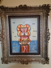 Ibraim Kodra,  Olio su tela