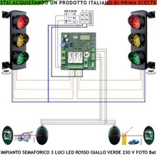 Impianto Semaforico 3 Luci Led